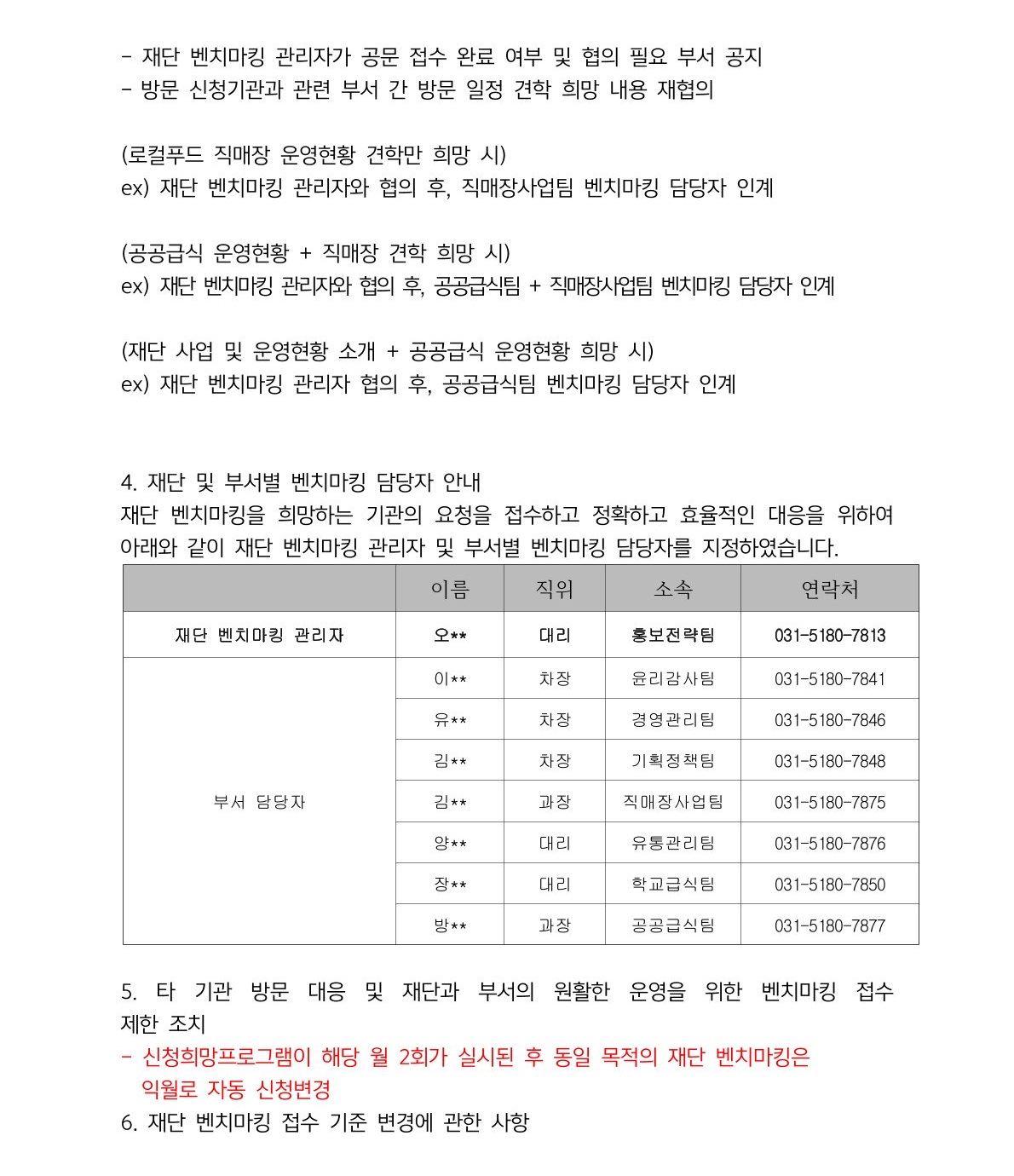 2025년도 (재)화성푸드통합지원센터 벤치마킹 공지사항(2025. 4. 18. ~ ) 이미지 1번