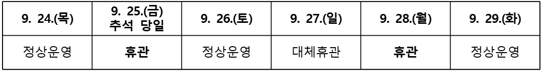 매향리평화기념관 9월 연휴 운영 일정 안내 이미지 0번